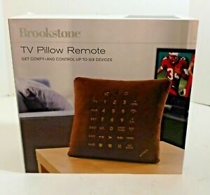 Brookstone TV Pillow Universal Remote New 