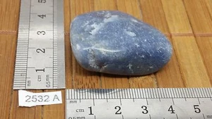 BLAUQUARZ Rollstein Mineralien Lithotherapie Sammlung Esoterik Reiki - Bild 1 von 2
