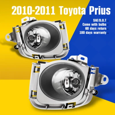 Kit de interruptor de cableado luces antiniebla lentes transparentes para Toyota Prius 2010 2011 Foto 1 de 4
