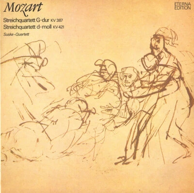 MOZART String Quartets K.387, 421 SUSKE QUARTET Eterna 826470 Blue Label 1971 Rc - Image 1 of 3