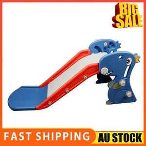 3 Section Sturdy Slide for Kids with Basketball Hoop and Stairs - Picture 1 of 19