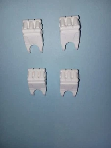 4 White Bionicle Lego 64251 Hero Factory Fist with Axle Hole - 3 fingers WYSIWYG - Picture 1 of 24