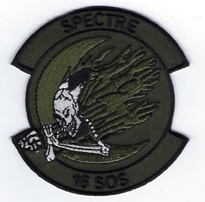 16TH SOS SUBDUED PATCH SPECTRE AC130 GUNSHIP PIN UP AIR FORCE SPECIAL OPERATIONS - Picture 1 of 24