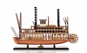 30 Inch King Mississipi Steam Wooden Boat Ship Model Replica