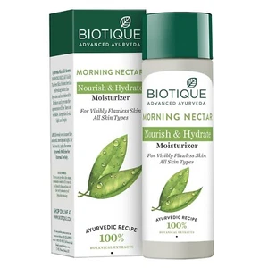 Biotique Morning Nectar Flawless Skin Moisturizer🌿👌 Cream 120Ml All Skin Types - Picture 1 of 6