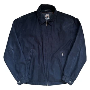 Black Weatherproof Zip Up Long Sleeve Jacket Medium  - Picture 1 of 5