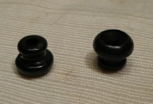 10 New OS 1960’s Genuine Gibson Black Guitar Strap Buttons for j45 j50 others - Picture 1 of 2