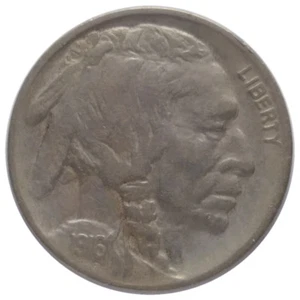 1916-S 5c Buffalo Nickel A2 - 3/4 Horn and Beautiful Elements - Picture 1 of 6