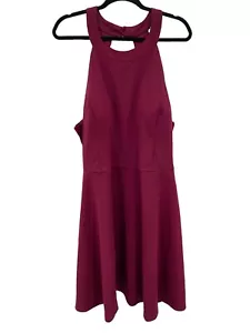 NEW Speechless Plus Size Cutout Bow Back Fit & Flare Dress Purple Size 22 NWT - Picture 1 of 7