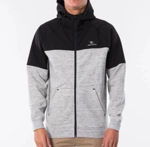 RIP CURL Men's ANTI SERIES VIRAL Zip Thru Jacket - Grey Marble - Large - NWT - Picture 1 of 3