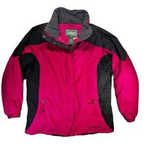 L.L. BEAN Damen XL Primaloft Winter Ski Jacke Rosa Parka Warm Mantel - Bild 1 von 9