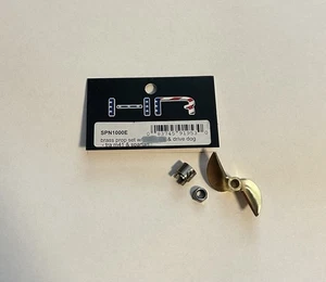 Hot Racing SPN1000E 42x60MM Brass Prop w Drive Dog For Traxxas M41 & Spartan  - Picture 1 of 2