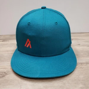 Algorand Hat Cap Snap Back Teal Orange New Era 9FIFTY Embroidered Flat Brim Mens - Picture 1 of 9