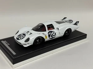 1/18 AB Models Ferrari 365 P2 White Elephant Car #28  1966 Le Mans   80 pieces - Picture 1 of 5