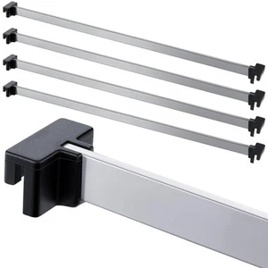 8 Pieces Metal Hanging Divider Rail Clip File 4 Pieces File Cabinet Rails for... - Picture 1 of 7