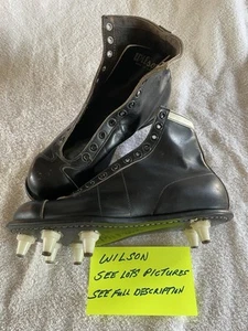Vintage Wilson High Top Football Shoes 1960’s Early 1970’s Area Spike Things �� - Bild 1 von 24