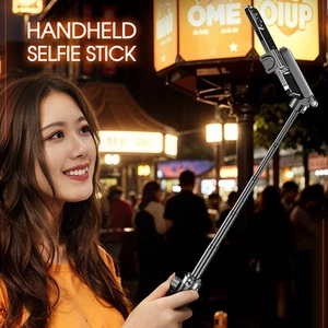 NEW P15Mini Selfie Stick Tripod Phone Stand with Wireless Bluetooth Portable - Picture 1 of 12