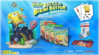 SpongeBob Squarepants Battle For Bikini Bottom Rehydrated Shiny Edition Xbox One - Image 1 of 2