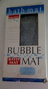 Better Bath clear vinyl bubble anti -slip tub mat 15" X35" - Picture 1 of 3