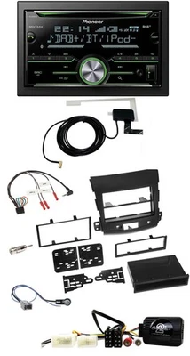 Pioneer CD USB Lenkrad Bluetooth 2DIN DAB Autoradio für Mitsubishi 10-12 Outland - Bild 1 von 4