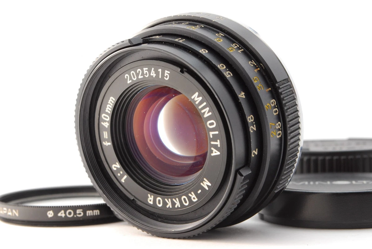 Minolta M Rokkor 40mm F2 for sale - eBay