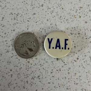 Young American Freedom Conservative YAF Club Group Pinback Button #45710 - Picture 1 of 2