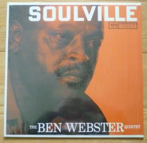 THE BEN WEBSTER QUINTET - SOULVILLE - 180g AUDIOPHILE VINYL LP 1998 VERVE MONO - Picture 1 of 4
