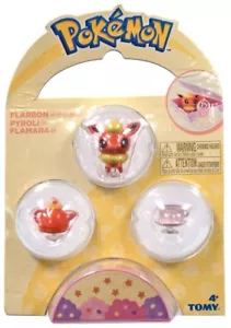Pokemon Petite Pals Flareon Mini Figure 3-Pack - Picture 1 of 1