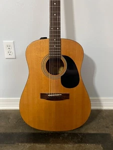 Takamine acoustic guitar dreadnought used  beginner rosewood six strings - Picture 1 of 5