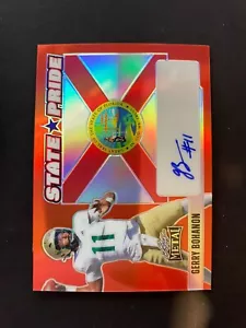 GERRY BOHANON 4/4 RC AUTO Orange 2024 LEAF METAL STATE PRIDE - Picture 1 of 2
