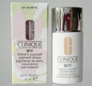 CLINIQUE BIY Blend It Yourself Pigment Drop BIY 130 (MF-G) .34 oz / 10 ml NIB - Picture 1 of 2