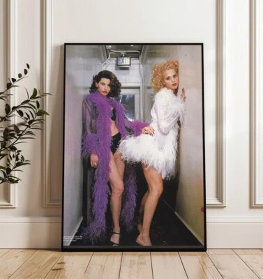 Vintage Gina Gershon Elizabeth Berkley Showgirls Movie Magazine Poster, Noframe - Image 1 of 4