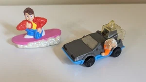 DOC DeLorean FRICTION CAR Back Future MARTY Skateboard Vint 1991 McDonalds Toys - Bild 1 von 6