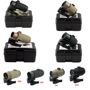 Tactical G33 G43 G45 Sight 3/5X Magnifier Scope Clone W/ Switch to Side Quick QD - Picture 1 of 18