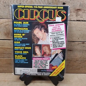 Super Special 116 Page Anniversary Issue Circus Magazine Pearl Jam Metallica - Picture 1 of 1