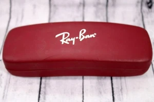 Original Rayban Kids Youth Sunglasses & Eyeglasses Maroon Hard Case Only 2017 - Picture 1 of 8