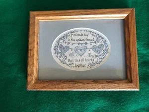 * Placa de pared de madera ~ AMISTAD ~ 6 x 8 - Imagen 1 de 3