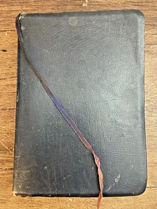 Ryrie Study Bible NASB Blue Leather Moody 1978 Cowhide Bonded Leather with Tabs - Picture 1 of 8