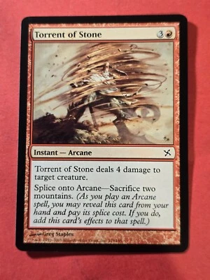 2005 Magic The Gathering Betrayers of Kamigawa #119 Torrent of Stone, C, NF, cd5 - Image 1 of 3