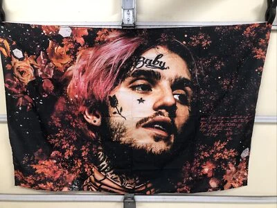 FB2- Lil Peep Tapestry Hip Hop Rap Cry Baby Print wall Hanging 60”x40” - Image 1 of 4