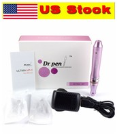 Electric Ultima Auto Micro Needles Stamp Adjustable with 2pcs 12pin Needles M7 C