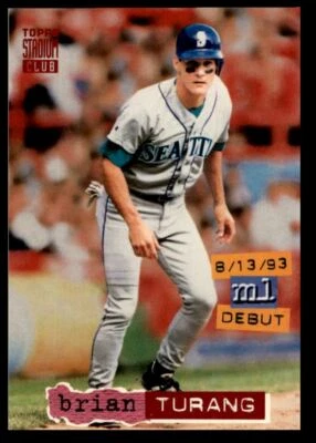 1994 Stadium Club MLB Brian Turang #177 - Image 1 of 2