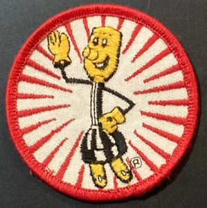 Willie Wiredhand Electric Co Op Maskottchen bestickt Stoff Vintage Uniform Patch - Bild 1 von 3