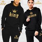 Couple Matchingle Sportwear Set KING or QUEEN Printed Hooded Suits 2PCS Set Hood