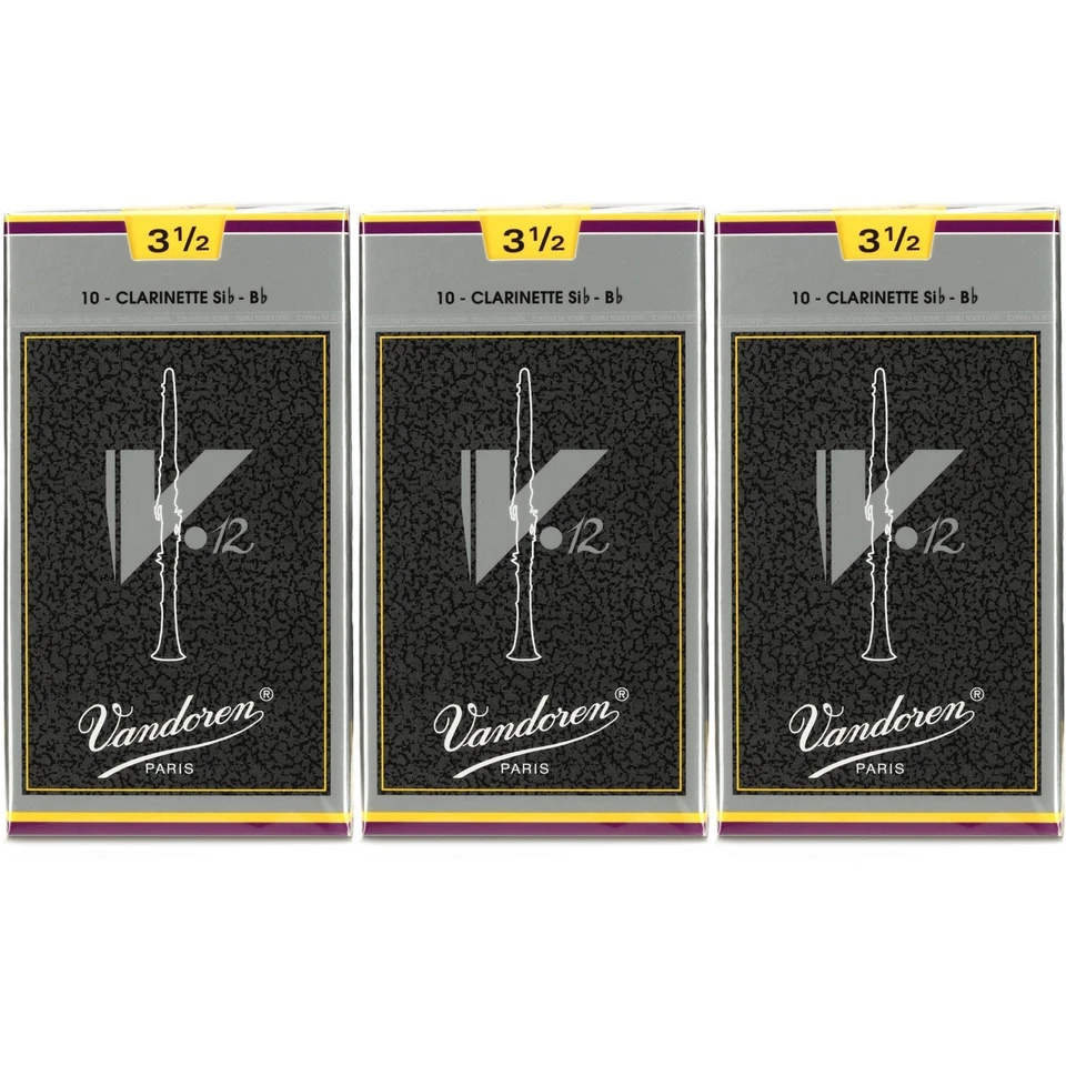 Vandoren V12 Bb Clarinet Reed - 3.5 (30-pack) - Image 1 of 1