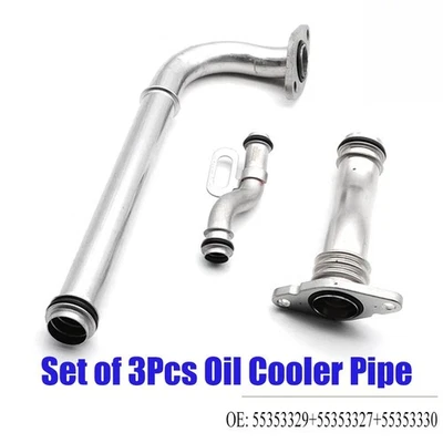 Tubo enfriador de aceite refrigerante motor 3 piezas para Chevrolet Cruze Opel Astra 55353329 nuevo Foto 1 de 4