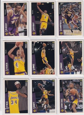 1996-97 Upper Deck Collectors Choice Los Angeles Lakers - Team Set Cards - Image 1 of 4