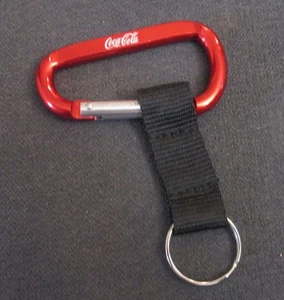 Coca-Cola Carabiner Keychain Red - Picture 1 of 3