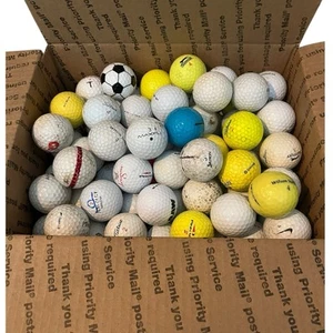 Assorted Hit Away Golf Balls Driving Range Shag Practice Bulk 10+ lbs Unwashed - Picture 1 of 2