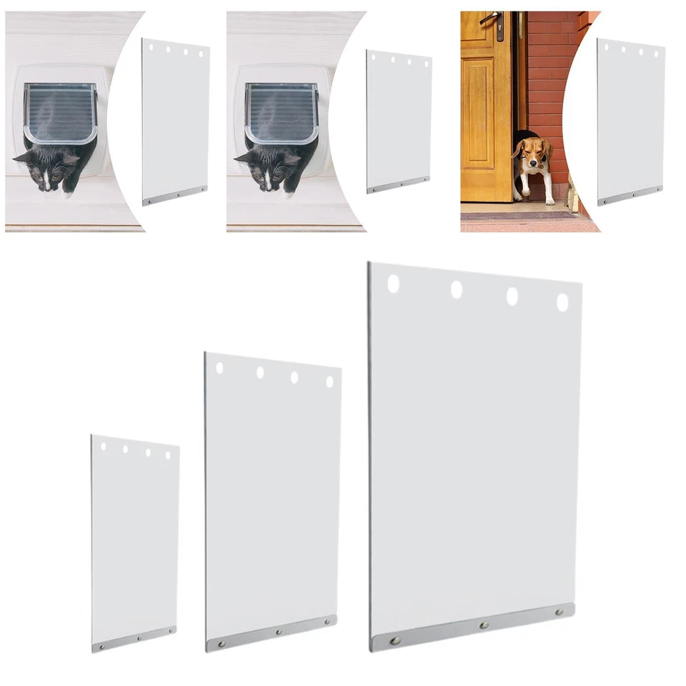 Dog Door Replacement Flap Panel Weatherproof for Large Dogs Dog Door Part for - Image 1 of 1